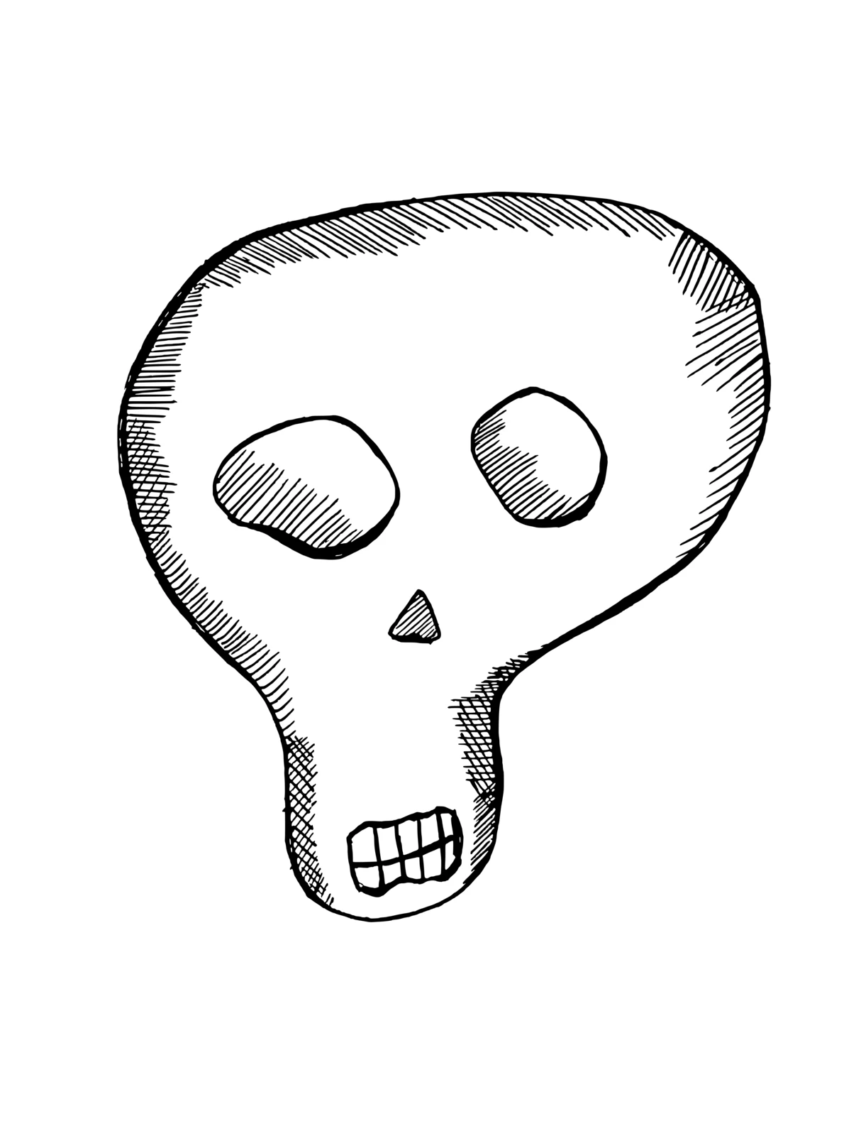 Distracted Skull — Abdias Ernesto Garcia